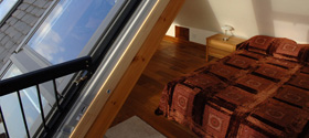 Bed in loft conversion